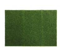 INOOMP Tappeto Resistente alle Intemperie di Artificiale Verde Rettangolare Non Tessuto e Multifunzione per Decorazioni da Paesaggi in Miniatura e Camere