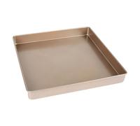 INOOMP Teglia Quadrata Antiaderente Carbonio per Pizza e Dolci Resistente e Adatta Forno Casalingo per Pane e Torte