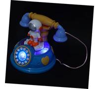 INOOMP Telefono per Telefoni Giocattolo Gioco di Ruolo per Telefono Simulato Oggetti di Scena per Foto Telefoniche Giocattolo per Telefono Rotativo per Plastica