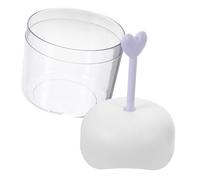 INOOMP Trasparente Gorgogliatore Manuale per Schiuma Viso in Plastica, Detergente per Pulizie Funzione Schiumogena, per Bagno e Viaggio Outdoor