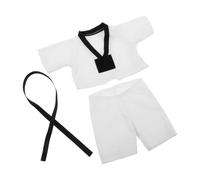 INOOMP Uniforme da Karate per Bambole e Peluche con Cintura , Design Autentico per Avventure di Arti Marziali e Storie Creative