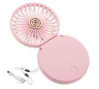 INOOMP Ventilatore da Appendere al Collo Ventilatore Portatile Ricaricabile da Tavolo Personale Tre Velocità Regolabili Design Leggero e Comodo per Uso Quotidiano