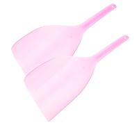 INOOMP Visiera Protettiva Trasparente 2Pezzi per Parrucchieri Impugnatura Robusta Copertura Completa del Viso per Saloni e Uso Domestico