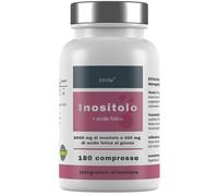 Inositolo, combinato in modo ideale con acido folico, 180 compresse, puro mio-in