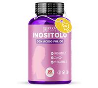 Inositolo integratore 1200 mg con Acido Folico 400 mg 90Cps Integratore di