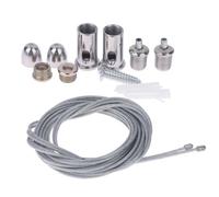 Inossidabile Cavo Acciaio Kit 2 fili/set cavo in acciaio da 1,5 m for il sollevamento della luce del pannello, utilizzabile senza soffitto