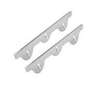 Inossidabile Protezione Differenza Viso per Stufa, Argento | Spazio flessibile per stufe frigoriferi, funzionale, mantiene l'igiene, purifica