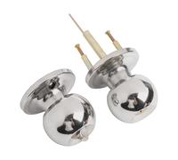 Inossidabile Rotazione Rotondo Pomelli Porta Manico Ingresso Passaggio Blocco Di