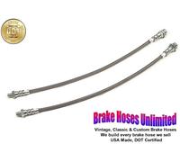 Inossidabile Tubi Freno , 20 " Oal , 7/16 " -24 Maschile A 3/8 Femminile