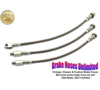 Inossidabile Tubo Freno Set Cadillac, Serie 75, 1970