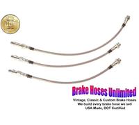 Inossidabile Tubo Freno Set Chevrolet Bel Aria Nomad Stazione Wagon 1955 1956