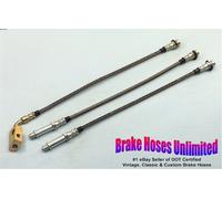 Inossidabile Tubo Freno Set Chrysler Città E Paese - 1974 Late