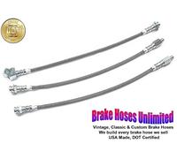 Inossidabile Tubo Freno Set Ford MUSTANG 1964 Presto,Prima Build Data 8-17-1964