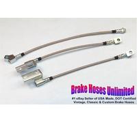 Inossidabile Tubo Freno Set Ford Torino 1968 1969 1970 1971,Tranne Sw - Ant Disc