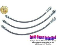 Inossidabile Tubo Freno Set Hudson Personalizzato Vespa & Super Vespa 1955