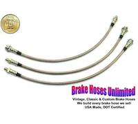 Inossidabile Tubo Freno Set Hudson Super Vespa 1953 1954