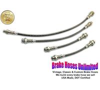 Inossidabile Tubo Freno Set Willys M-38 Jeep 1950 1951 1952