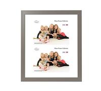 Inov8 Framing PFVS-VDGR-DA2 - Cornice portafoto realizzata in Gran Bretagna, grigio scuro, 30,5 x 25,4 cm, doppia applicazione, 2 x 7 x 5 cm