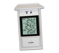 INOVALLEY 312ELW - Termometro con Temperature min/Max, in plastica, Colore: Bianco