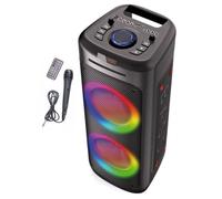 INOVALLEY MS06-CD-XXL Altoparlante con lettore CD - Bluetooth 5.0 - 1000W - Funzione Karaoke - Nouvo