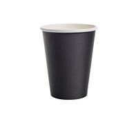 Inoverse 50 bicchieri di carta usa e getta Coffee to Go - 200 ml, colore nero, tazza da caffè da go, bicchieri da caffè da 8 oz per tè, bicchieri usa e getta, bicchieri di carta, tazze da caffè da go