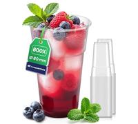 Inoverse 800 Bicchieri Di Plastica Trasparenti Da 0,3 L Per Feste, Da Birra E Acqua