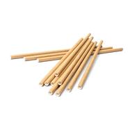 Inoverse Cannucce di Carta 100 Pezzi - Cannucce Biodegradabili Usa e Getta 8x240 mm, Perfette per Cocktail, Feste e Catering, Colore Marrone