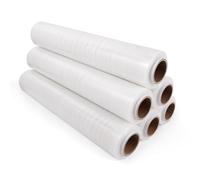 Inoverse Pellicola Estensibile Trasparente a Mano - 6 Rotolo 40 cm/700 g per Mobili e Traslochi, Pellicola da Imballaggio su Rotolo