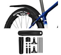 Inovey Parafango a sgancio rapido per MTB ruota posteriore in PVC rigido parafango regolabile nero MTB bicicletta Fender