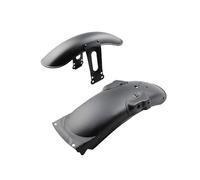 Inovey Parafango moto nero retro moto parafango moto parafango compatibile con CG125 ruota anteriore/posteriore