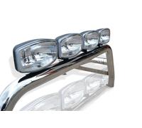 Inox Barra Rollio + Jumbo Luci Per Isuzu D-max 2021 + 4x4 Accessori Styling
