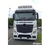 Inox Barra Tettuccio + Rettangolare Punti Per Mercedes Actros MP4 2012 + Giga