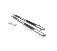Inox Barre Laterali Affusolato Terminali + 4 Passo Pads Per citroen berlingo Lwb