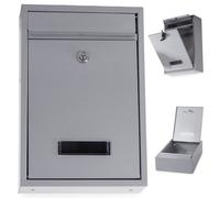 Inox cassetta postale grigio chiaro classico