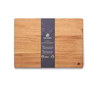 Inox Dings - Tagliere classico in legno di quercia, 33 x 25 cm