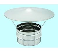 FUMAIOLO FISSO CAPPELLO CINESE IN ACCIAIO INOX CM.14