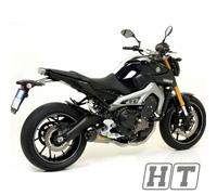 inox silenziatore X-Kone, end carbonio tappo Arrow con ABE