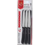 Bonomi luxury, set 6 coltelli, manico chiodato per pizza, bistecca, tavola - 8007684380062