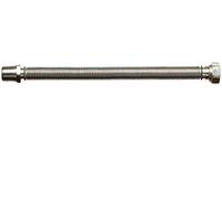 INOXESTENS TUBO GIUNTO FLESSIBILE ESTENSIBILE 3/4" L. 260 x 520 mm ACCIAIO INOX PER ACQUA RISCALDAMENTO MF MADE IN ITALY