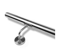 INOXLM Corrimano Diam. 42,4 mm in Acciaio Inox AISI 304 Con Finitura 'Satinata' | Made in Italy | Fai Da Te | Ideale per Uso Interno ed Esterno (4300 mm)