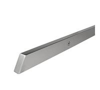 INOXLM Corrimano rettangolare 40x20 mm in acciaio inox AISI 304 con finitura"satinata" | Corrimano acciaio inox made in Italy | Corrimano fai da te | Corrimano ideale per uso interno ed esterno(3100)