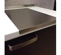 INOXLM Spianatoia in Acciaio Inox 121X60 Piega 2 cm