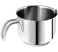 INOXPRAN - Bollitutto Elodie, Realizzato in Metallo, Dimensioni 17x12x10.5 cm, Classico e Igienico 100%, Prodotto Originale e Certificato, Lavabile in Lavastoviglie, 1,2L, Lucidato, Argento