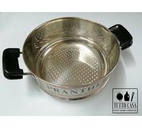 INOXPRAN CESTELLO COTTURA A VAPORE VAPORIERA COLAPASTA IN ACCIAIO INOX 18-10