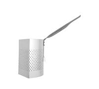 INOXPRAN - Cestello Divisorio Realizzato in Acciaio Inossidabile 18/10, Spicchio Forato per Diverse Cotture Contemporaneamente, Adattabile ad Ogni Pentola, Design Moderno, Dimensioni 25,5x34x20 cm