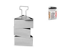 Inoxpran Confezione Coppapasta Triangolare, Acciaio, Grigio