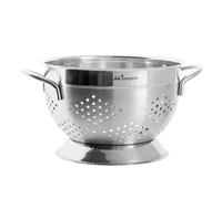 INOXPRAN - Scolapasta in Acciaio Inox, Colino Professionale con Manici per Scolare Ogni Tipo di Pasta, Design Classico e Moderno, Resistente ad Urti e Graffi, Made in Italy