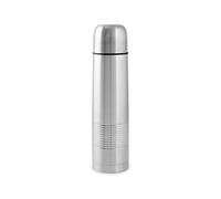INOXPRAN - Termos Inoxtherm Rigato in Acciaio Inox, Capacità 1 L, Altezza 34 cm, Thermos per Alimenti Caldi e/o Freddi, Ideale per Sport, Ufficio e Viaggi