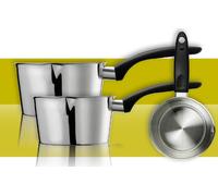 inoxriv CASSERUOLA Inox CONICA M/BACHELITE cm.12, Alluminio, 12 cm