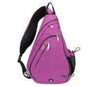 INOXTO Borsa a tracolla, borsa a tracolla multiuso per uomini e donne, Viola, 19.5 * 12.5 * 3 inch